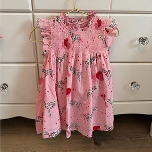 pink chicken baby girls stevie dress set